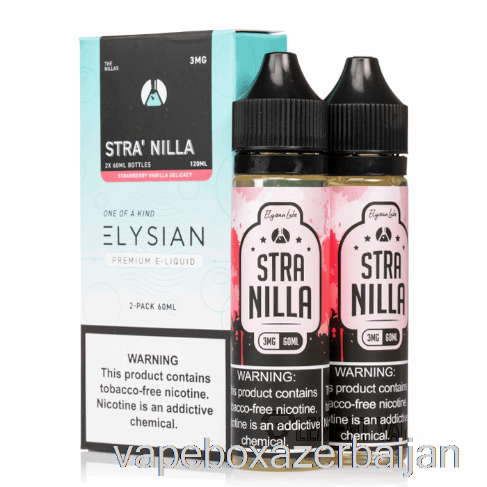 E-Juice Vape Stra'Nilla Cake - Elysian Labs - 120mL 6mg